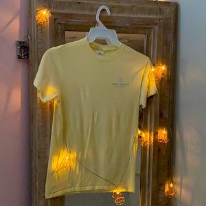 Small simply southern yellow t shirt